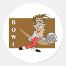 Funny Bowling Sticker