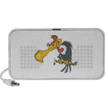 funny buzzard cartoon notebook speaker