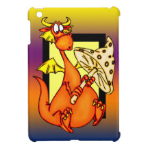 Funny Cartoon Dragon iPad Mini Case