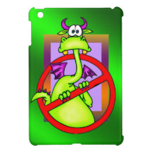 Funny Cartoon Dragon iPad Mini Case