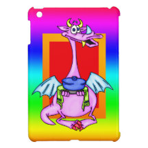 Funny Cartoon Dragon iPad Mini Case