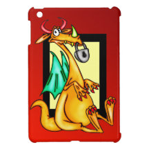 Funny Cartoon Dragon iPad Mini Case