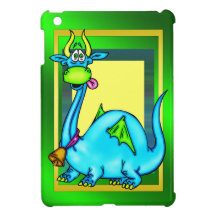 Funny Cartoon Dragon iPad Mini Case