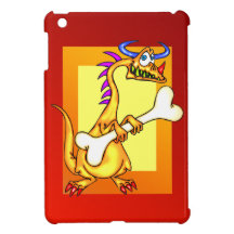 Funny Cartoon Dragon iPad Mini Case
