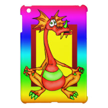 Funny Cartoon Dragon iPad Mini Case