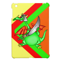 Funny Cartoon Dragon iPad Mini Case