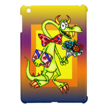 Funny Cartoon Dragon iPad Mini Case