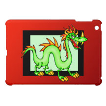 Funny Cartoon Dragon iPad Mini Case