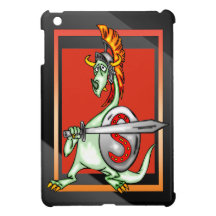 Funny Cartoon Dragon iPad Mini Case