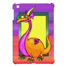 Funny Cartoon Dragon iPad Mini Case