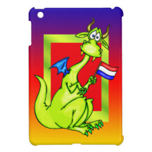 Funny Cartoon Dragon iPad Mini Case