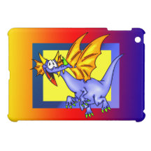 Funny Cartoon Dragon iPad Mini Case