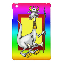 Funny Cartoon Dragon iPad Mini Case