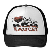 Funny Cat BBQ Mesh Hat