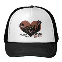 Funny Cat BBQ Trucker Hat