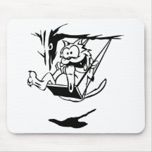 Funny cat mousepad