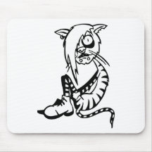 Funny cat mousepad