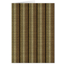 Funny Coin Stacking. Coins Stack Pattern Greeting Card