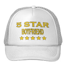 Funny Cool Boyfriends : Five Star Boyfriend Trucker Hats