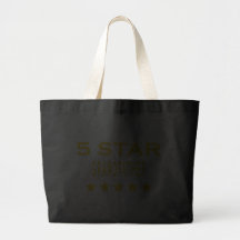 Funny Cool Grandfathers : Five Star Grandfather Tote Bag