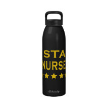 Funny Cool Nurses : Five Star Nurse Water Bottle