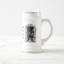 Funny cool pirate beer mug design mugs