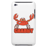 funny crabby red crab barely there iPod cases