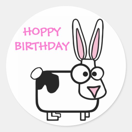 Funny Birthday Custom Stickers, Funny Birthday Stickers