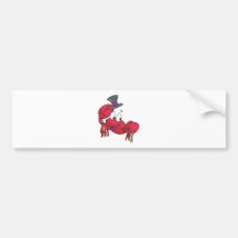 funny dancing crab bumper stickers