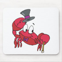 funny dancing crab mouse mats