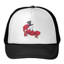 funny dancing crab trucker hat