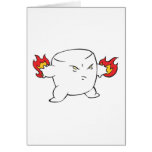 funny evil roasted marshmallow cards