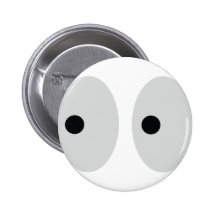 funny eyes pinback button