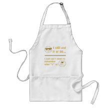Funny Faces 50th Birthday Gag Gifts Aprons