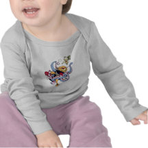 funny fighting alien monsters vector cartoon shirts