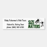 Funny Fishing Tours or Supplies Business Bumper Stickers