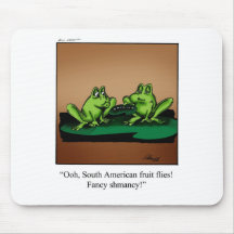 Funny Frog Cartoon Art Gifts! Mouse Mats