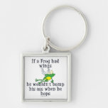 Funny Frog Wings Key Chain