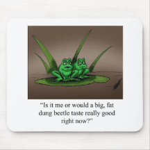 Funny Frogs Cartoon Gift! Mouse Mats