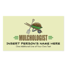 Funny Garden Landscaping Business Card Templates