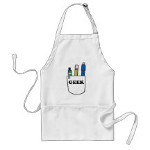 Funny GEEK Pocket Protector Apron