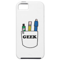 funny GEEK pocket protector graphic