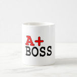 Funny Gifts for Bosses : A+ Boss Coffee Mug