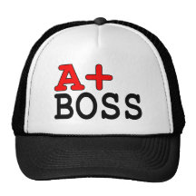 Funny Gifts for Bosses : A+ Boss Trucker Hat
