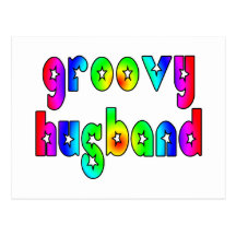 Funny Gifts for Cool Husbands : Groovy Husband Post Cards