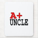 Funny Gifts for Uncles : A+ Uncle Mouse Pad