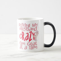 Funny Goat  Design for Women Coffee Mugs
