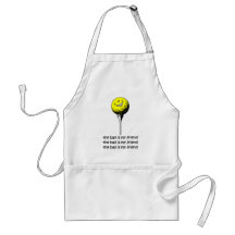 Funny golf apron