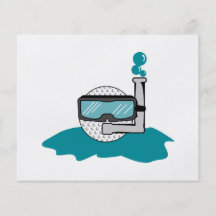 funny golf ball with snorkel flyers