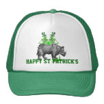 Funny gothic skeletons Irish  St Patrick's day Trucker Hat
